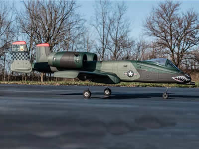 Dynam A-10 Thunderbolt II V2 Green 64mm EDF Jet - PNP  RC airplane