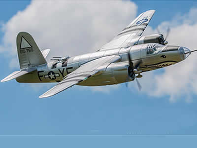 Dynam B-26 Marauder 1500mm (59 inch ) Wingspan - PNP RC airplane 