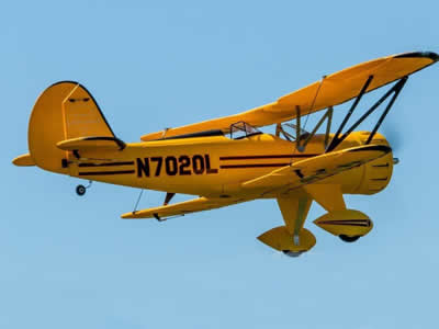 Dynam Waco Yellow 1270mm (50 inch) Wingspan - PNP RC Airplane